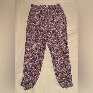 Free Assembly Floral Girl’s Pants - Size M 7/8